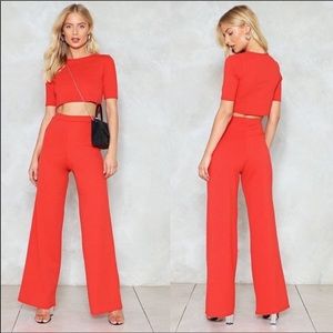 Nasty gal two piece set